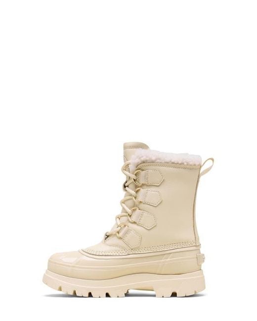 Sorel Natural Caribou Horizon Gtx Genuine Shearling Boot