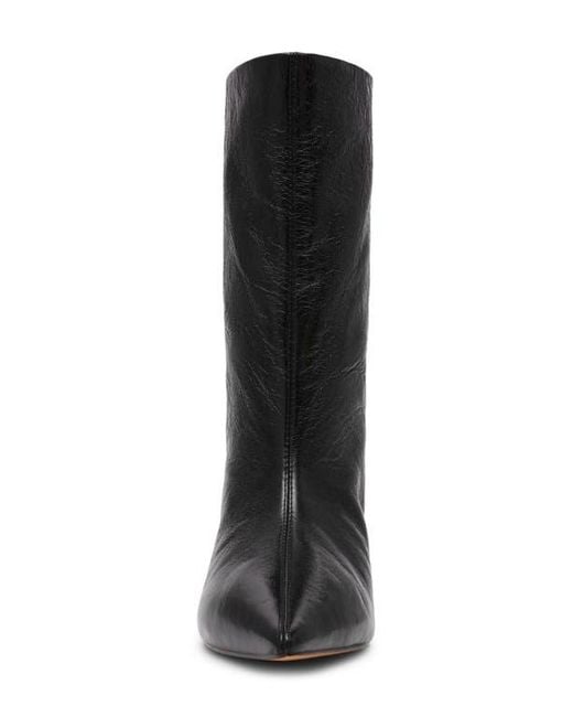Steve Madden Black Lytton Pointed Toe Boot