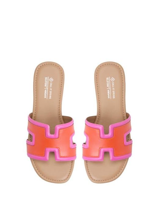 Call It Spring By Aldo Pink Kamiko Slide Sandal