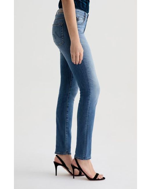 AG Jeans Blue Prima Low Rise Cigarette Jeans