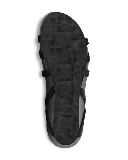 Munro Black Tarifa Strappy Wedge Sandal