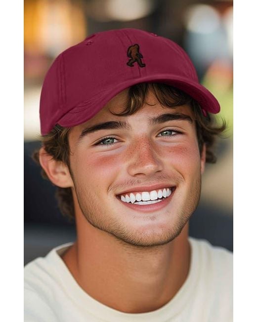 Alix Sasquatch Embroidered Dad Hat for men