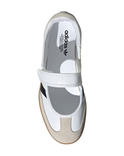 Adidas White Samba Jane Sneaker