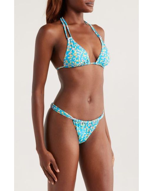 Kulani Kinis Blue Halter Bikini Top
