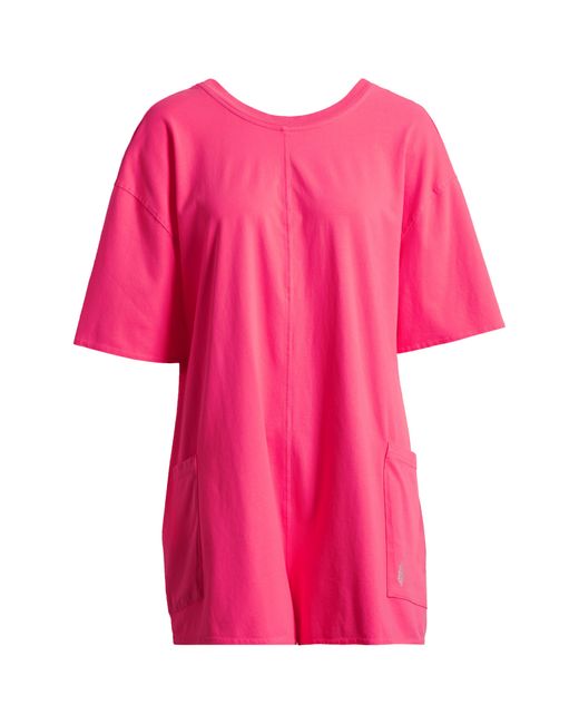 Fp Movement Pink Hot Shot T-shirt Romper