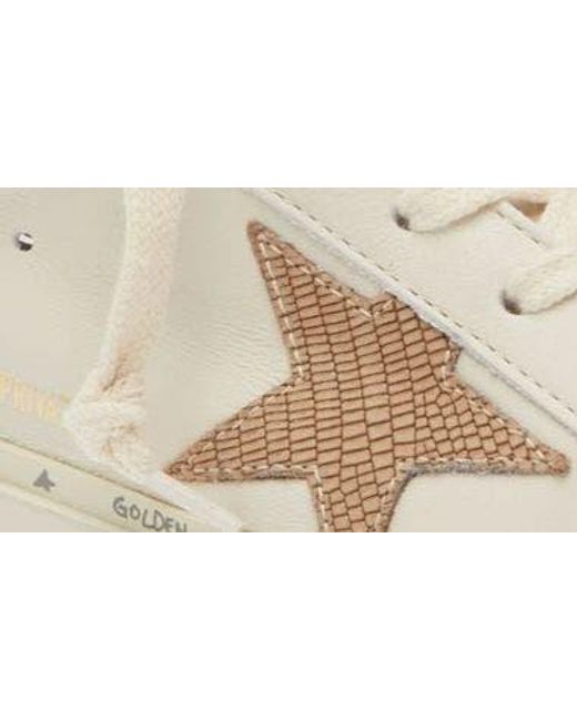 Golden Goose Deluxe Brand White Hi Star Low Top Platform Sneaker