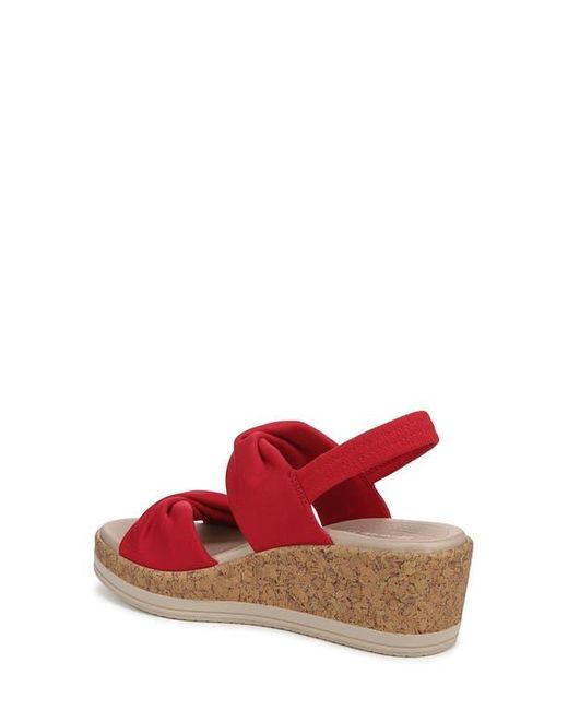 Bzees Red Riley Slingback Wedge
