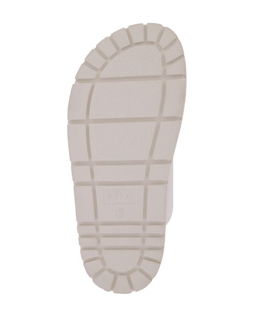 MIA White Gen Slide Sandal