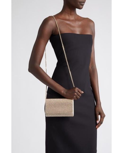 Judith Leiber Natural Fizzy Beaded Clutch