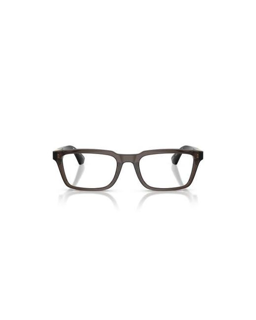 Burberry Gray 54Mm Rectangle Optical Glasses for men