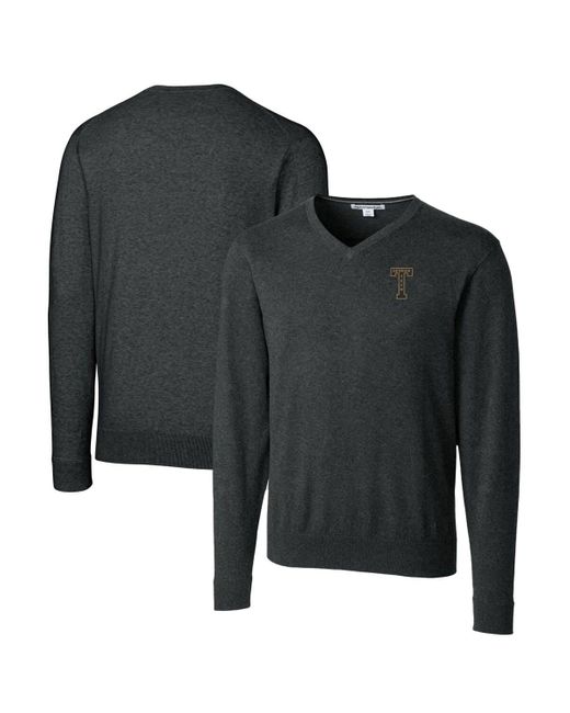Cutter & Buck Black Georgia Tech Yellow Jackets Lakemont Tri-blend Big & Tall V-neck Pullover Sweater At Nordstrom for men