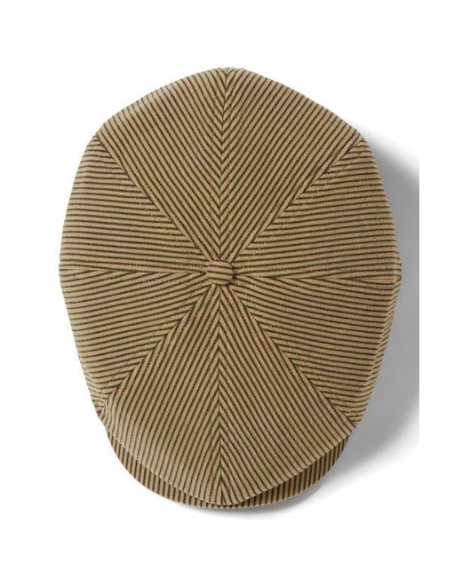 Brixton Natural Brood Stripe Driving Cap