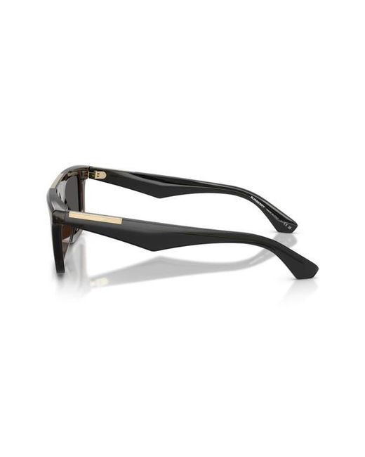 Burberry Black 54Mm Rectangular Sunglasses for men