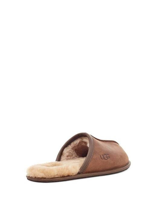 Ugg Brown ugg(r) Genuine Shearling Scuff Slipper for men