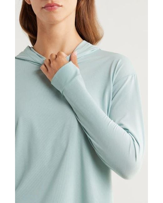 Free Fly Blue Elevate Lightweight Performance Hoodie