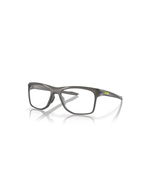 Oakley Gray 55Mm Rectangle Optical Glasses for men