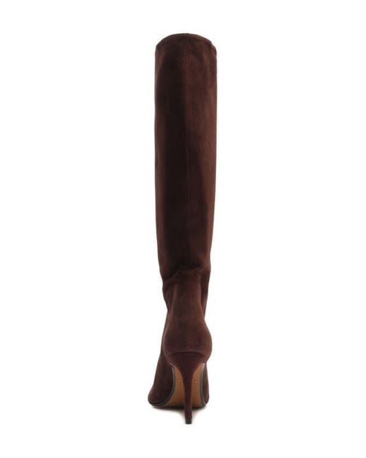 SCHUTZ SHOES Brown Ellen Up Pointed Toe Boot