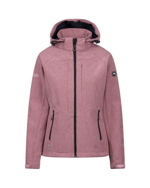 Trespass Purple Fryatt Soft Shell Jacket