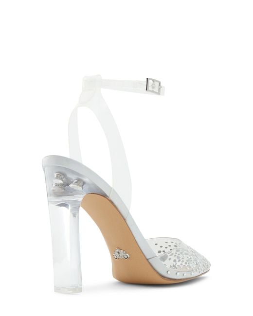 ALDO X Disney Glass Slipper Pointed Toe Pump in White Lyst