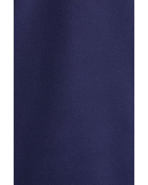 Peter Millar Blue Verge Performance Quarter Zip Pullover for men