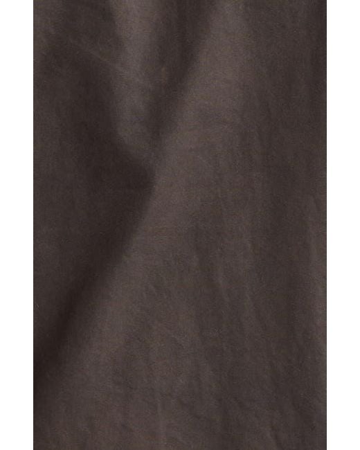 Bode Black Waxed Cotton Coach's Jacket for men