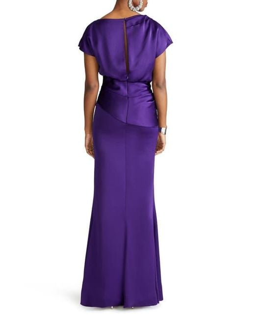 Halston heritage purple dress sales
