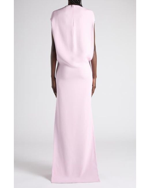 Tom Ford Pink Stretch Silk Georgette Evening Gown