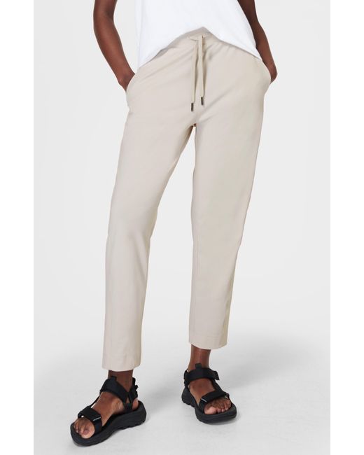 Sweaty Betty White Explorer Tapered Athletic Pants