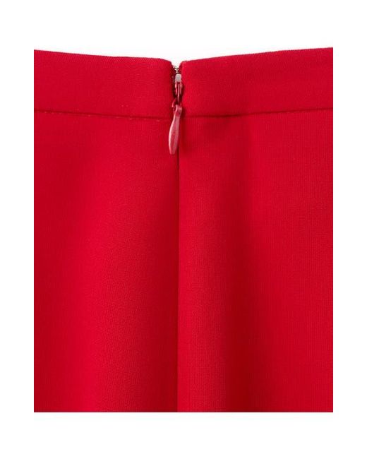 Mango Red High Waist Pants