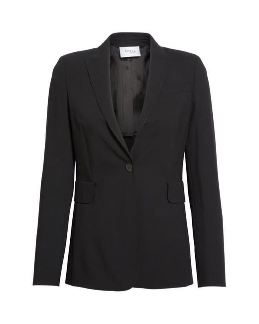 Akris Punto Black Long One-Button Jacket