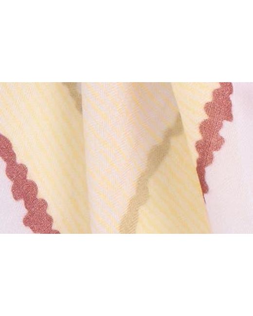 Rag & Bone Natural Astra Scribble Wool Scarf