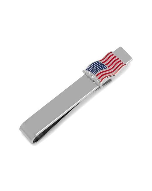 Cufflinks Inc. Multicolor Cufflinks Inc. American Flag Tie Bar for men
