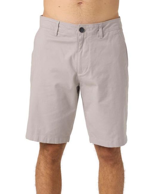 O'neill Sportswear Natural Jay Flat Front Stretch Cotton Chino Shorts for men