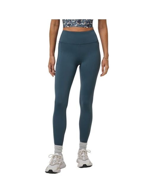Travis Mathew Blue Moveknit Bonded Pocket Leggings