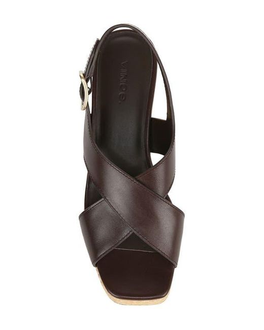Vince Multicolor Clementina Slingback Platform Sandal