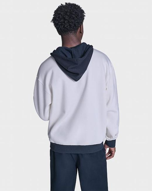 Converse Blue Chuck Taylor Patch Two-Tone Hoodie for men