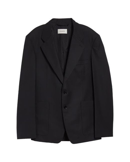 Lemaire Black Tailored Single Breasted Jacket for men