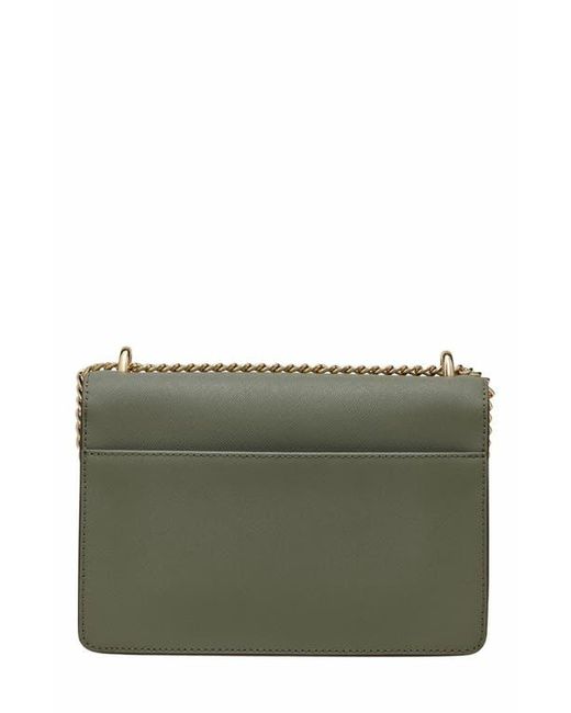 DKNY Green Echo Small Chain Flap Bag