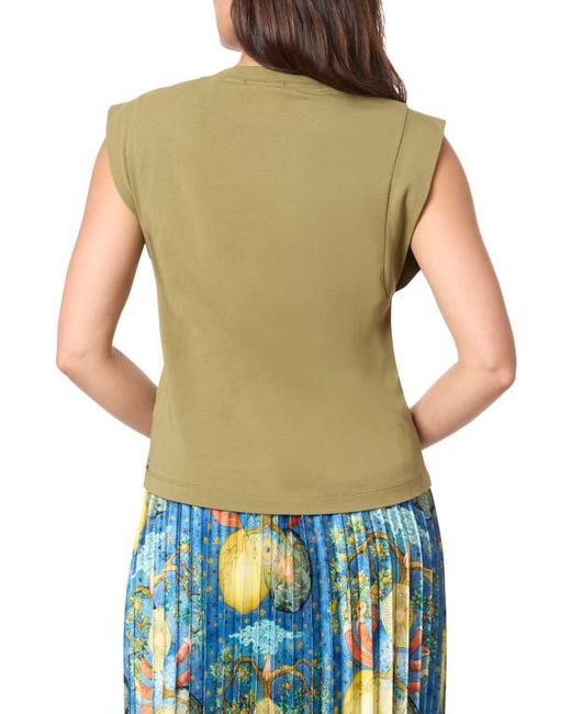 Scotch & Soda Green Mercerized Muscle Tee