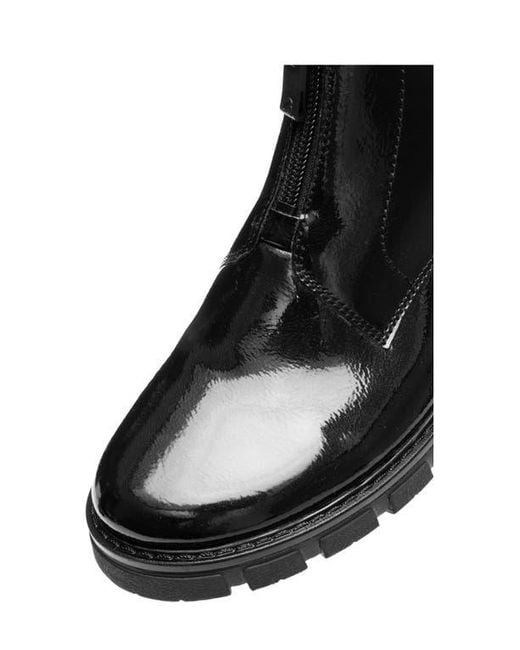 Ara Black Deon Leather Bootie