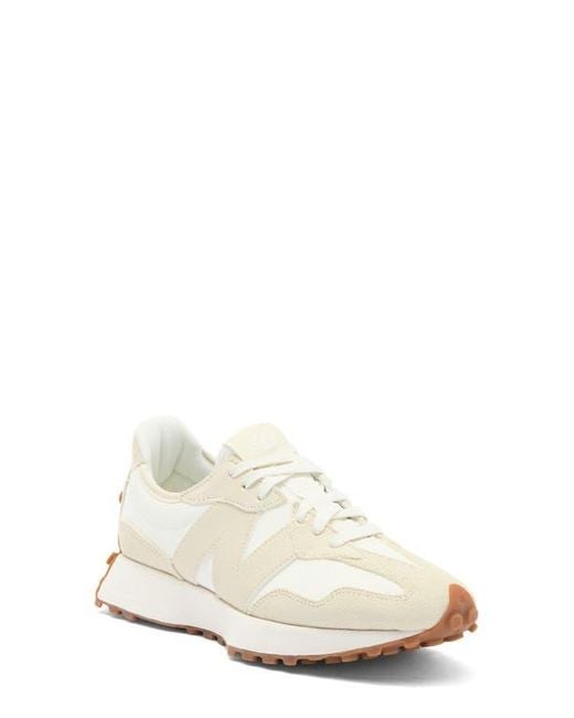 New Balance White 327 Sneaker