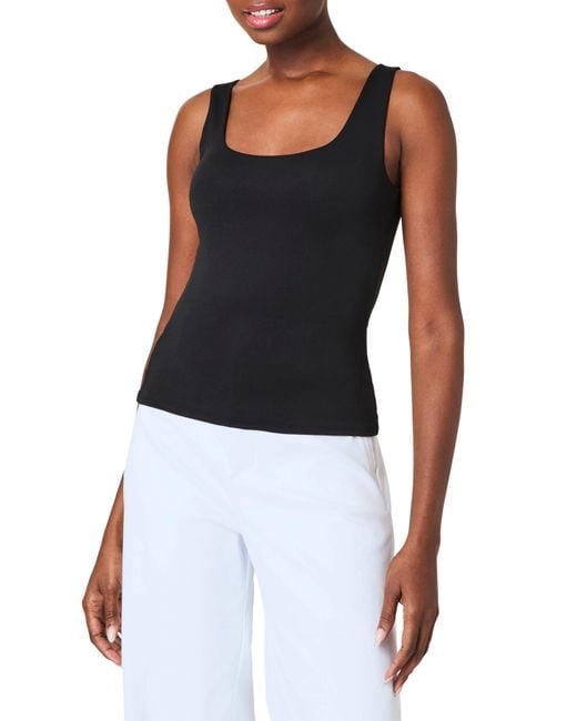 Spanx Blue Spanxsmooth Jersey Tank