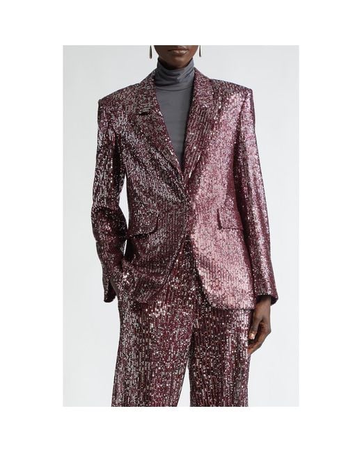 St. John Sequin Embroidered Blazer