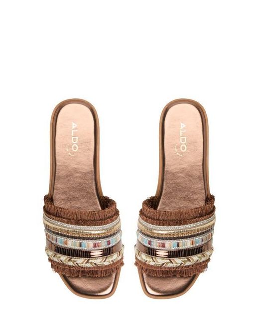ALDO Brown Coralya Slide Sandal