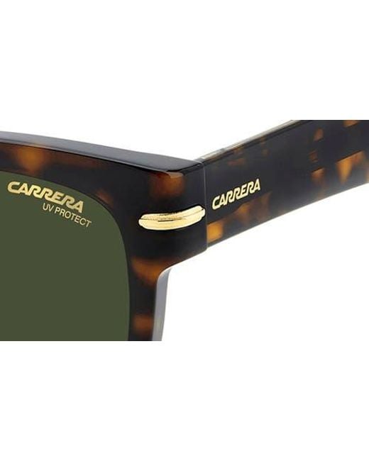 Carrera Green 57Mm Rectangular Sunglasses for men