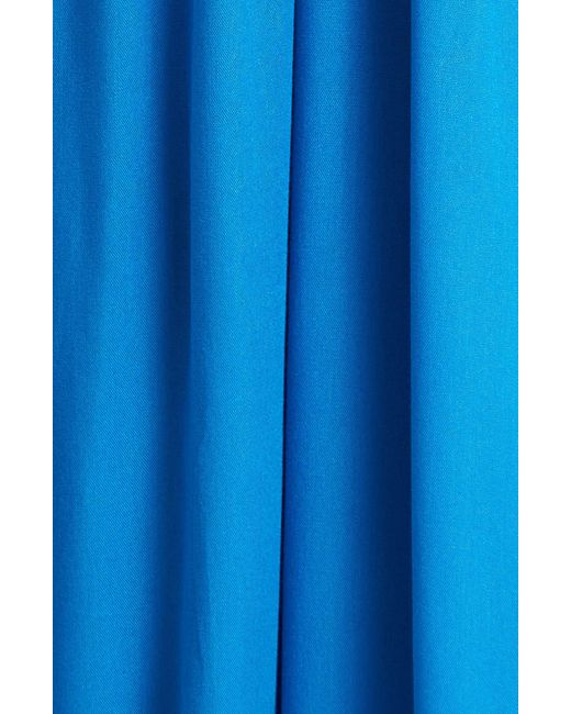 Elan Blue Tie Front Cover-up Maxi Dress