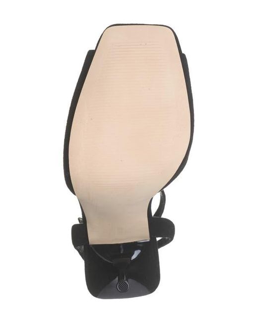 Steve Madden Black Lilac Ankle Strap Sandal