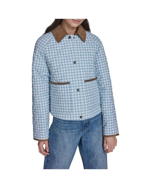 Levi's Blue Quilted Barn Jacket