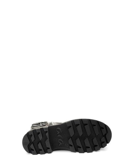 Ara Black Montpelier Combat Boot