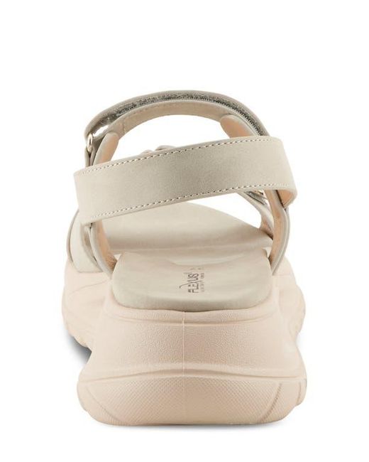 Flexus by Spring Step Natural Firebird Platform Sandal